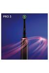 Oral B Pro 3 3500 Toothbrush And Travel Case Black thumbnail 4