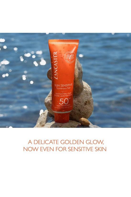Lancaster Sensitive Oil-Free Milky Face Fluid Sunscreen & Sun Protection Cream Spf50 50ml 4