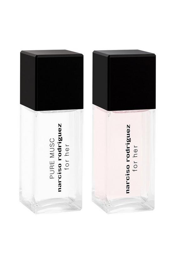 Narciso Rodriguez for her Eau de Toilette & PURE MUSC Eau de Parfum Layering Duo 2X20ml 1