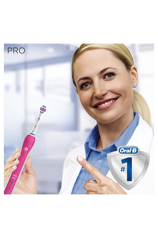 Oral B Pro 2 2500 Toothbrush And Travel Case Pink 5