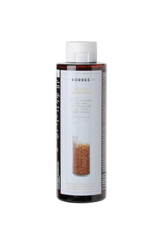 Korres Rice Proteins & Linden Shampoo 1
