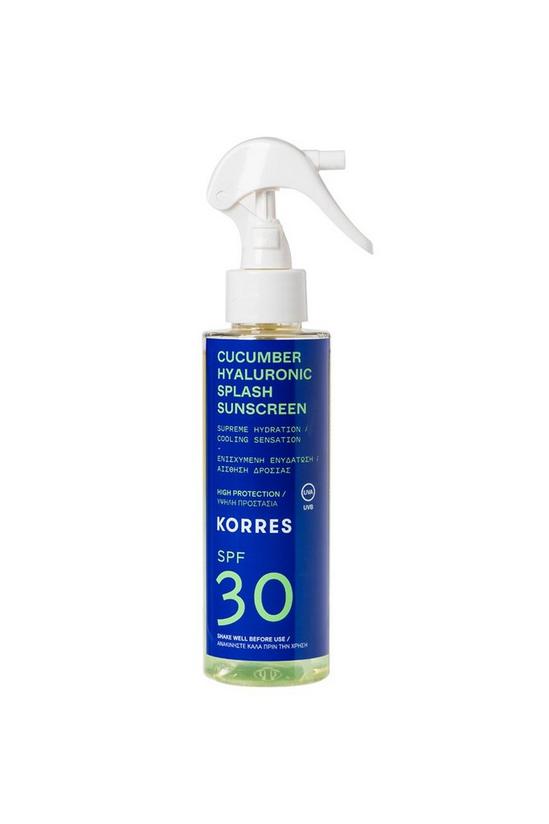 Korres Cucumber Hyaluronic Splash Sunscreen Spf 30 1