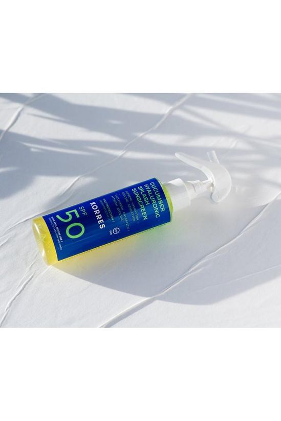 Korres Cucumber Hyaluronic Splash Sunscreen Spf 50 4