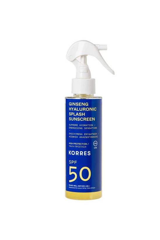 Korres Ginseng Hyaluronic Splash Sunscreen Spf 50 1