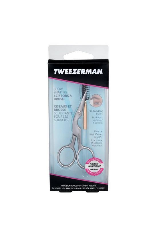 Tweezerman Brow Scissors & Brush 2