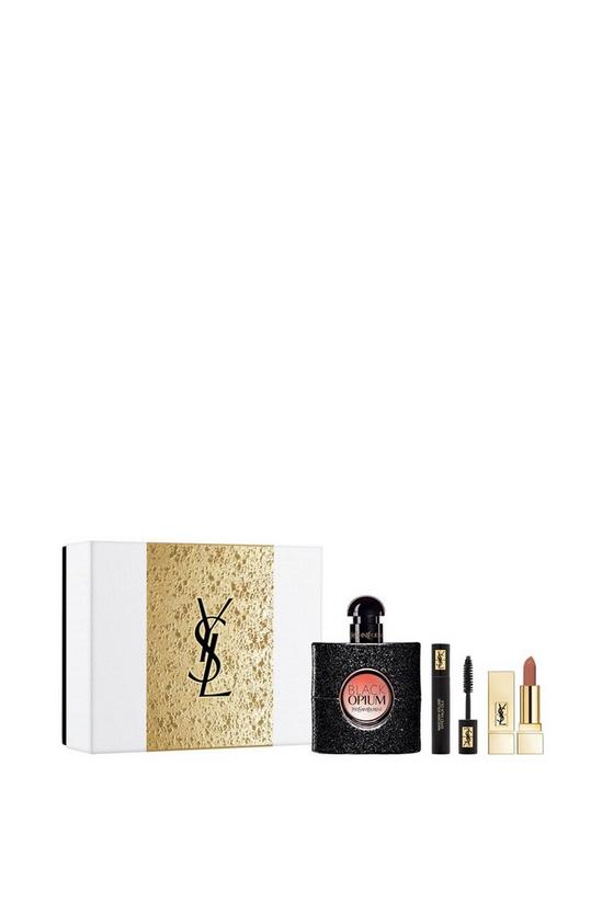 Yves Saint Laurent Black Opium Eau De Parfum And Makeup Icon Set 1