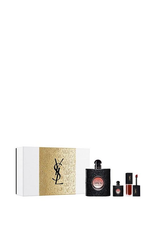 Yves Saint Laurent Deluxe Black Opium Eau De Parfum 90ml Set 1