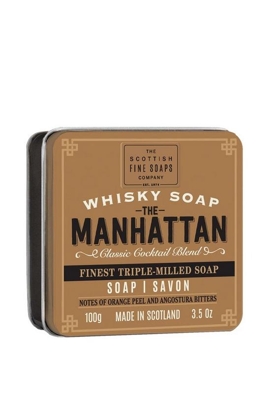 Scottish Fine Soaps The Manhattan Whisky Soap in a Tin 1