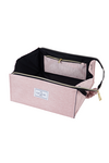 The Flat Lay Co Pink Croc Open Flat Makeup Box Bag thumbnail 2