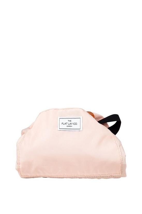 The Flat Lay Co XXL Blush Pink Open Flat Makeup Bag 1