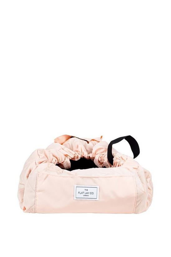 The Flat Lay Co XXL Blush Pink Open Flat Makeup Bag 2