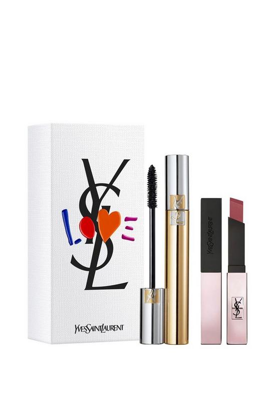Yves Saint Laurent Mascara Volume Effet Faux Cils & The Slim Lipstick Duo Set 1