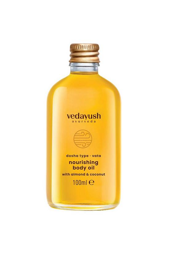 Vedayush Nourishing Body Oil with Almond & Coconut 100ml 1