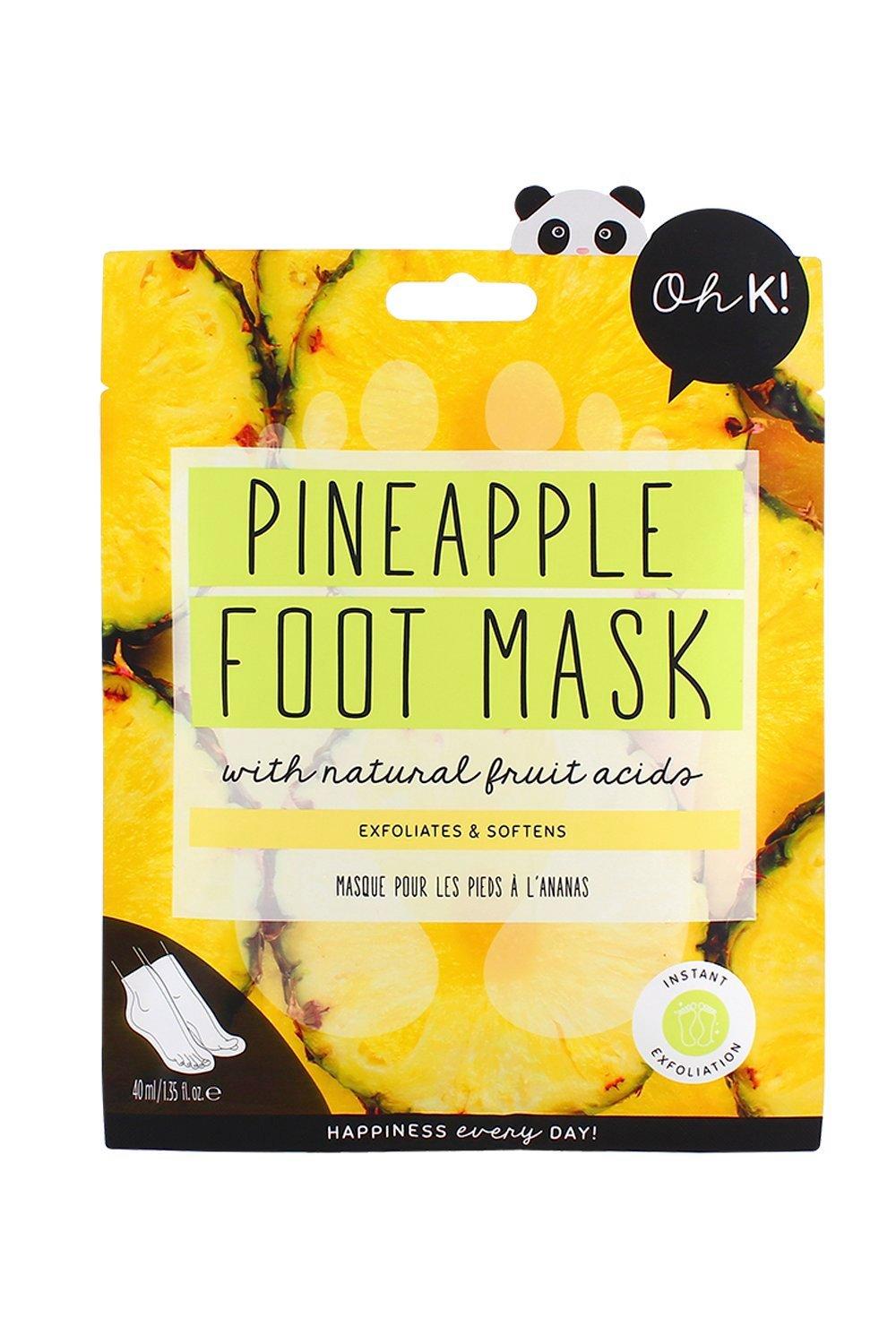 pineapple exfoliating foot mask