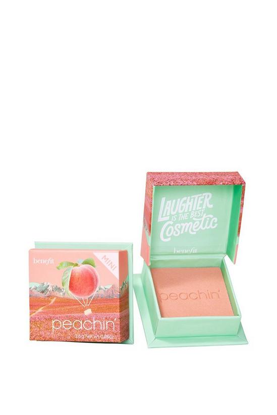Benefit Wanderful World Blushes Peachin' Golden Peach Powder Blusher Mini 1