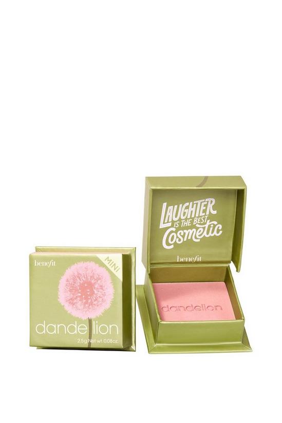 Benefit Wanderful World Blushes Dandelion Baby-Pink Blusher & Brightening Finishing Face Powder Mini 1