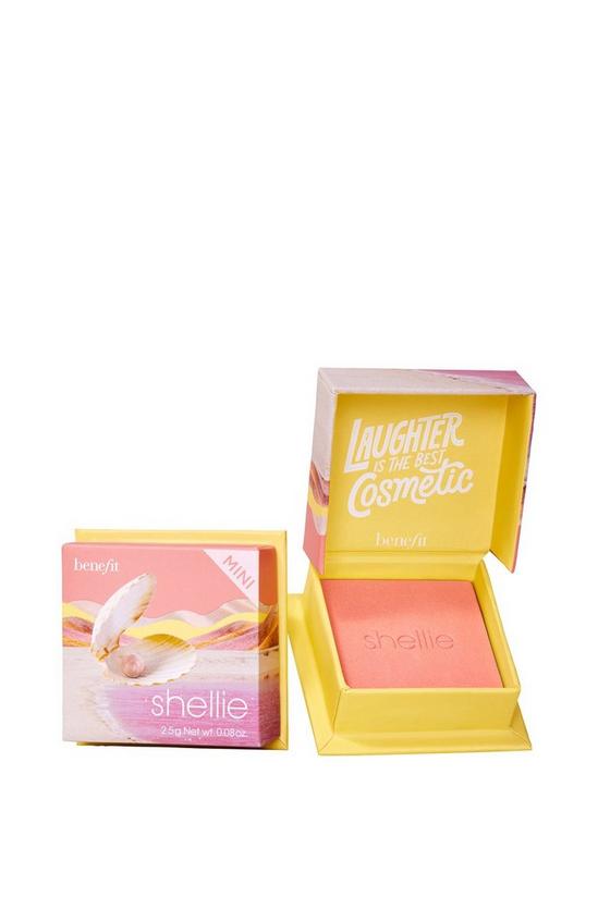 Benefit Wanderful World Blushes Shellie Warm Seashell-Pink Powder Blusher Mini 1