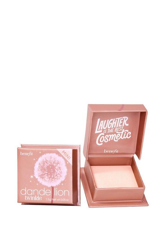 Benefit Dandelion Twinkle Soft Nude-Pink Powder Highlighter Mini 1