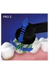 Oral B Pro 3 3000 CrossAction Black Electric Rechargeable Toothbrush thumbnail 4