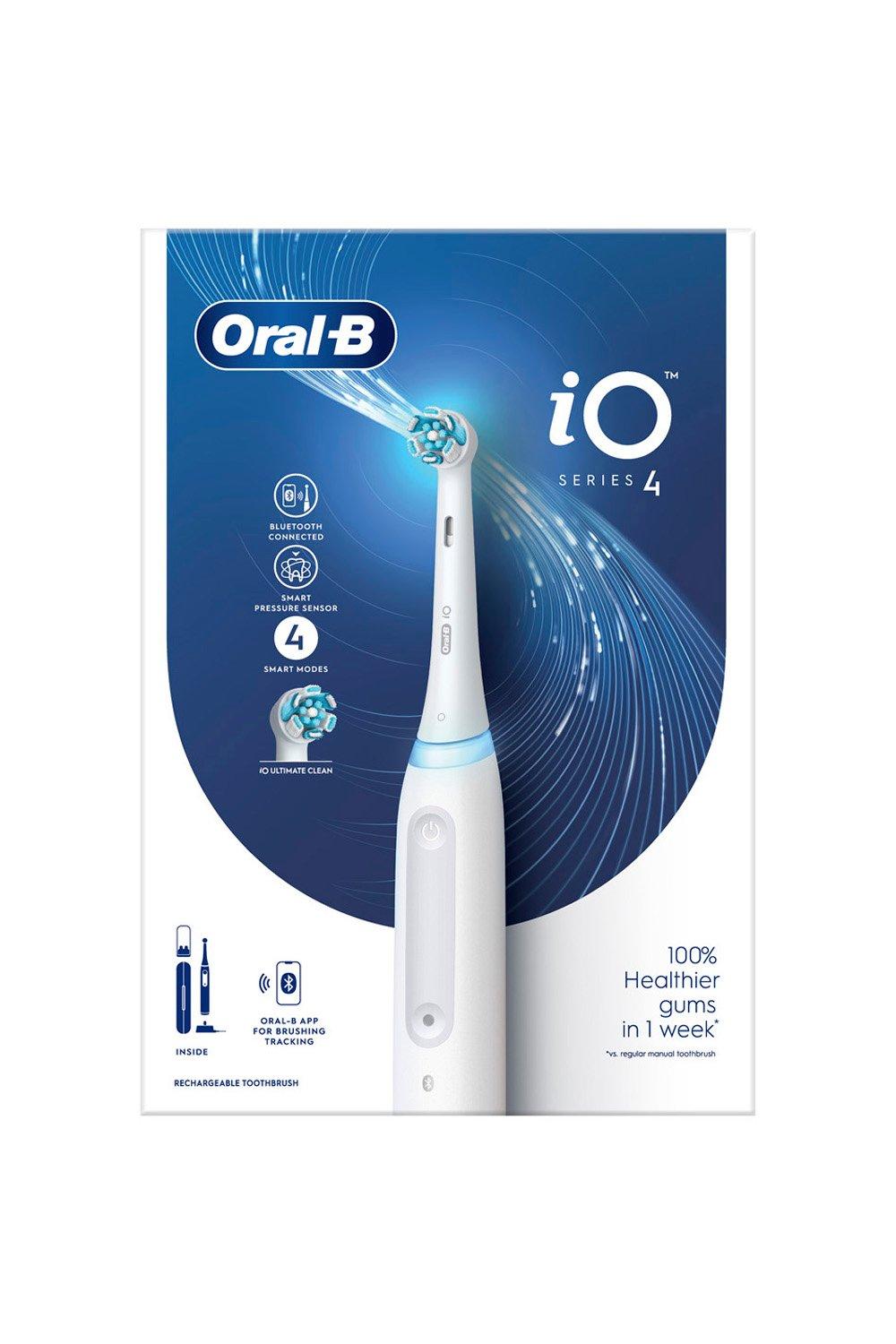 iO4 White Electric Rechargeable Toothbrush + Travel Case