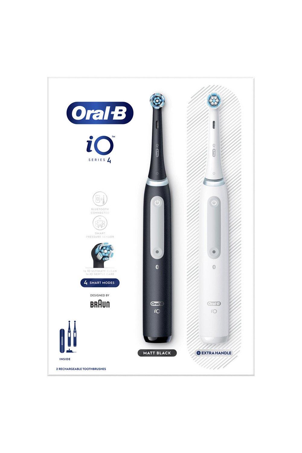 iO4 Black & White Electric Toothbrush Duo Pack