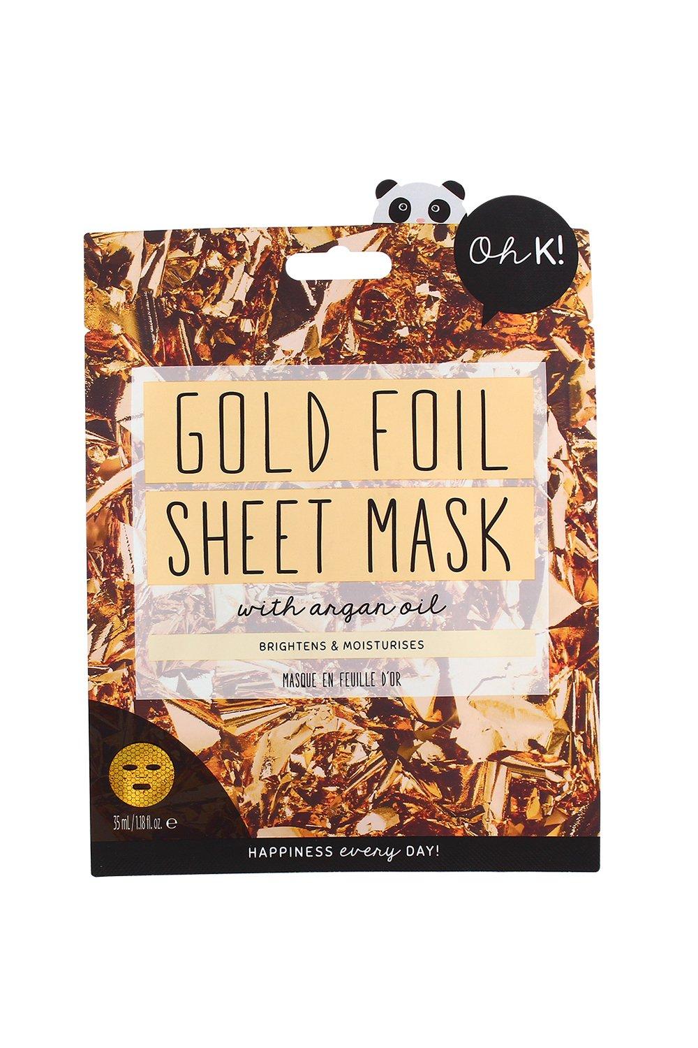gold foil sheet mask
