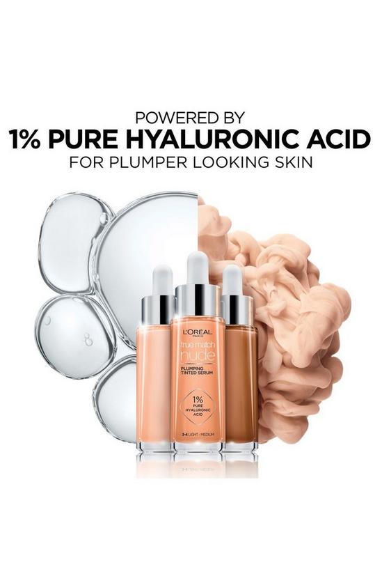 L'Oréal Paris True Match Nude Plumping Tinted Serum, 1% Hyaluronic Acid 3