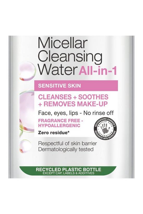 Garnier Micellar Water Facial Cleanser and Makeup Remover for Sensitive Skin 3