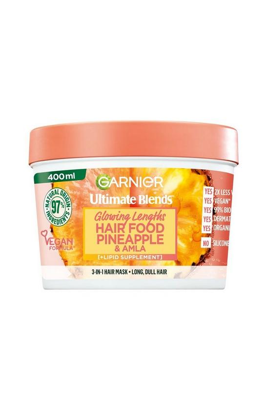 Garnier Ultimate Blends Glowing Lengths Pineapple & Amla Hair Food 3-in-1 Hair Mask Treatment 1