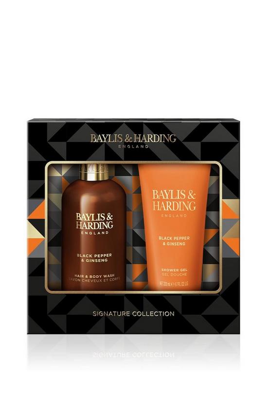 Baylis & Harding Black Pepper & Ginseng Men's Luxury Bathing Duo Gift Set 1