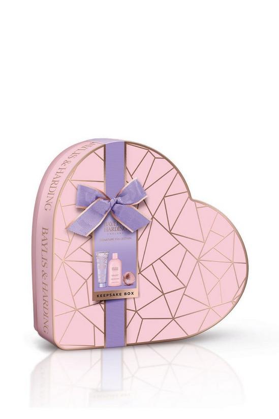 Baylis & Harding Jojoba, Vanilla & Almond Oil Luxury Heart Keepsake Gift Box Gift Set 1