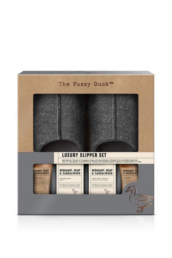 Baylis & Harding The Fuzzy Duck Bergamot, Hemp & Sandalwood Men's Luxury Slipper Gift Set 1