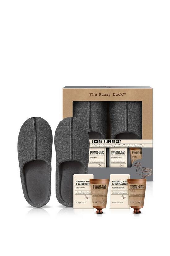 Baylis & Harding The Fuzzy Duck Bergamot, Hemp & Sandalwood Men's Luxury Slipper Gift Set 3
