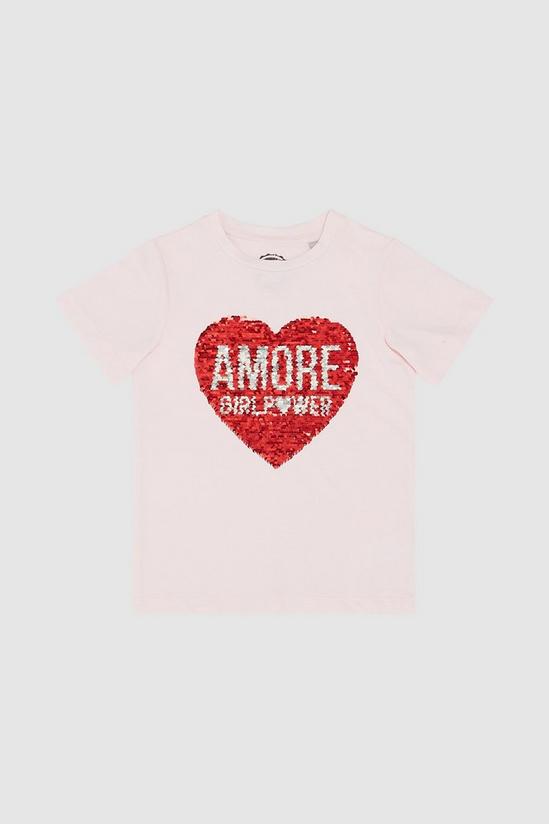 Blue Zoo Younger Girls Amore Sequin Tee 1