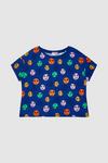 Blue Zoo Younger Girls Face Stamp Cropped Tee thumbnail 1