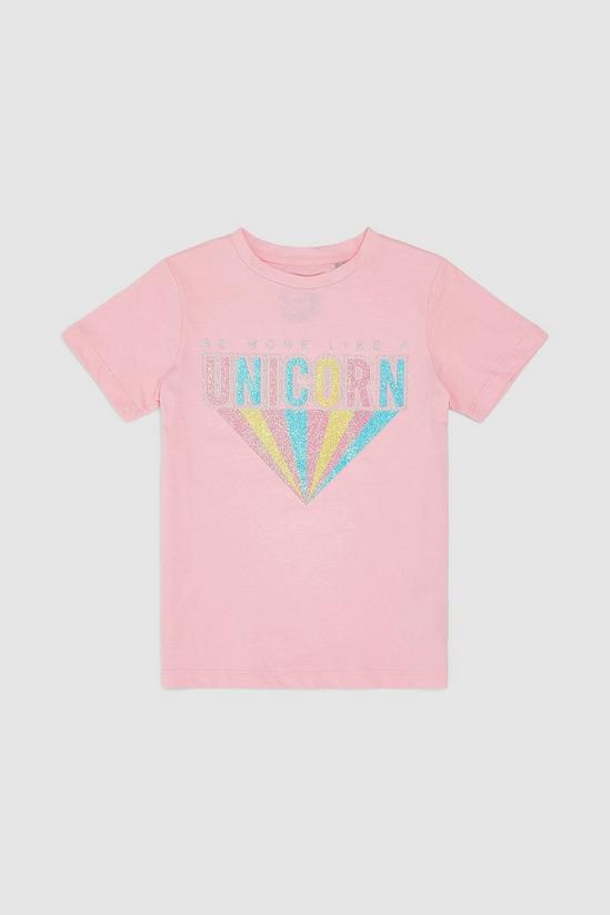 Blue Zoo Younger Girls Be More Unicorn Tee 1