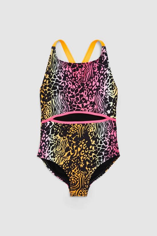 Blue Zoo Younger Girls Cut Out Swimsuit 1
