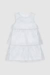 Blue Zoo Younger Girl Tiered Spot Dress thumbnail 1