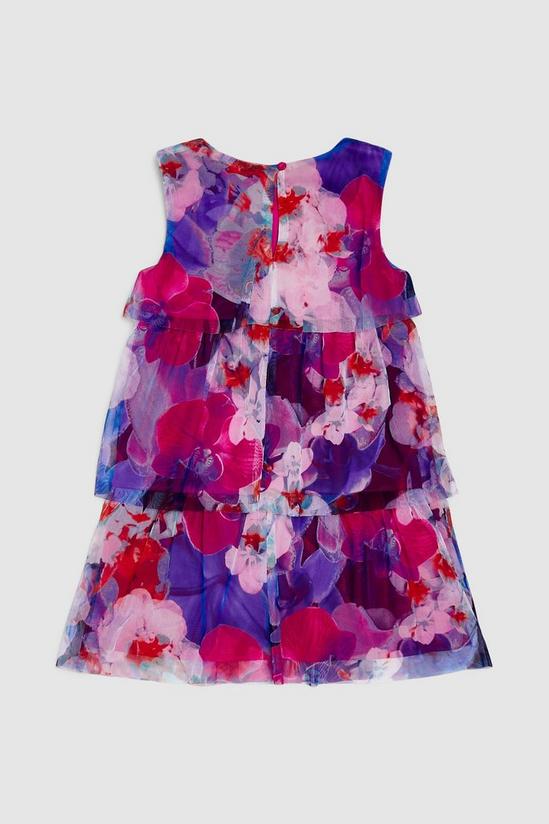 Blue Zoo Younger Girl Floral Tiered Dress 2