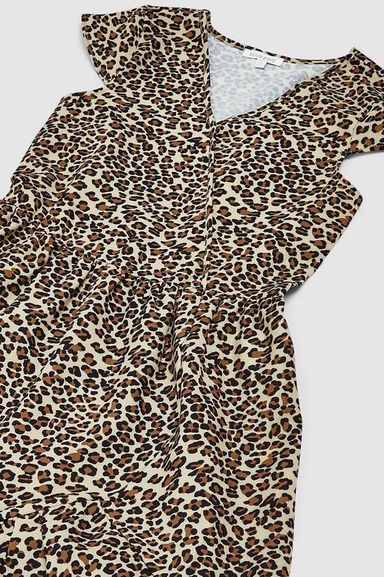 Blue Zoo Younger Girl Leopard Wrap Dress 3