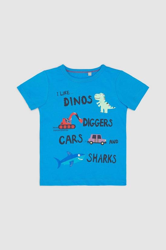 Blue Zoo Toddler Boys Dino & Digger Tee 1