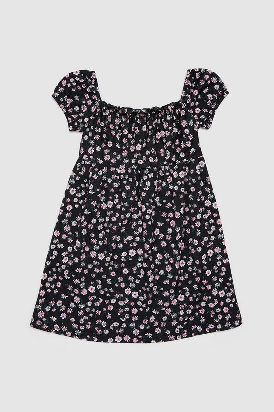 Blue Zoo Younger Girls Floral Shirred Dress 1