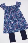Blue Zoo Younger Girls Floral Shirred Dress thumbnail 4