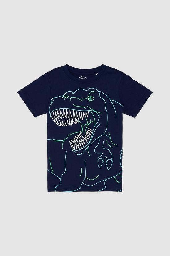 Blue Zoo Younger Boys Dino Outline Tee 1