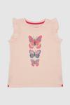 Blue Zoo Toddler Girls Butterfly Sequin Tee thumbnail 1
