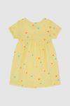 Blue Zoo Girls Yellow Spotted Print Cotton Dress thumbnail 2