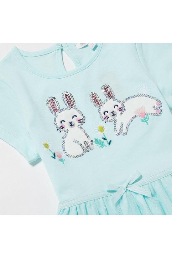 Blue Zoo Girls Sequin Bunny Dress & Bag Set 3