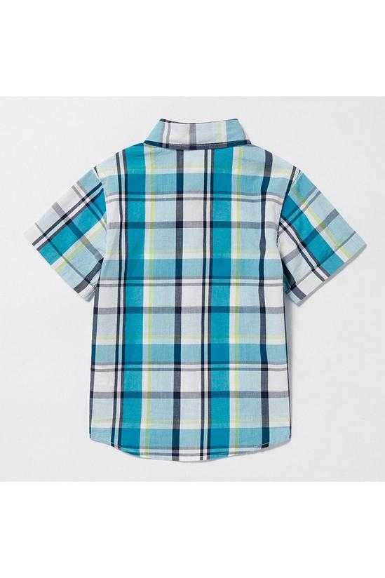 Blue Zoo Boys Checked Short Sleeve Shirt 2