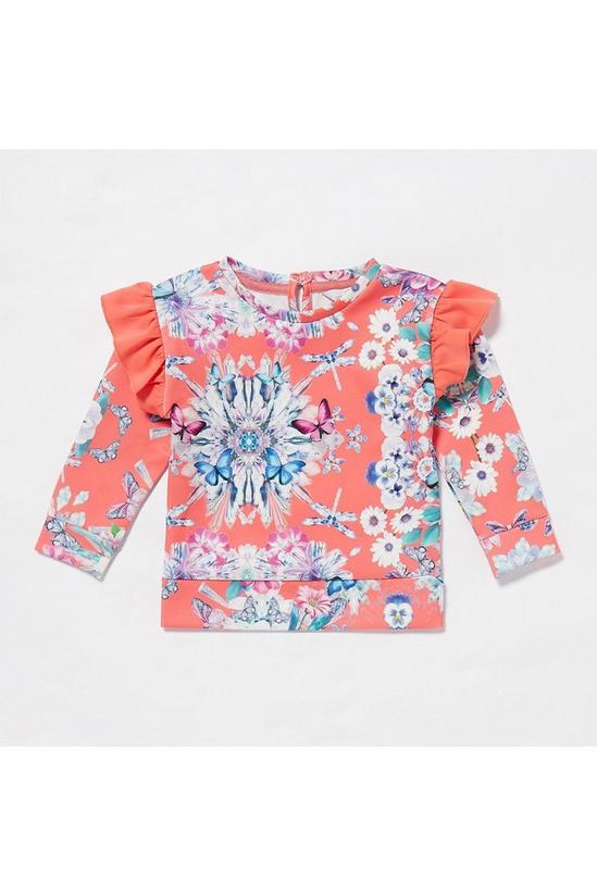 Blue Zoo Girls Floral Sweater 2