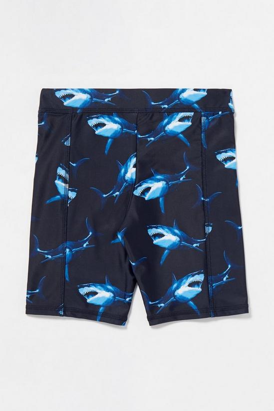 Blue Zoo Boys Shark Jammer Swimshort 2